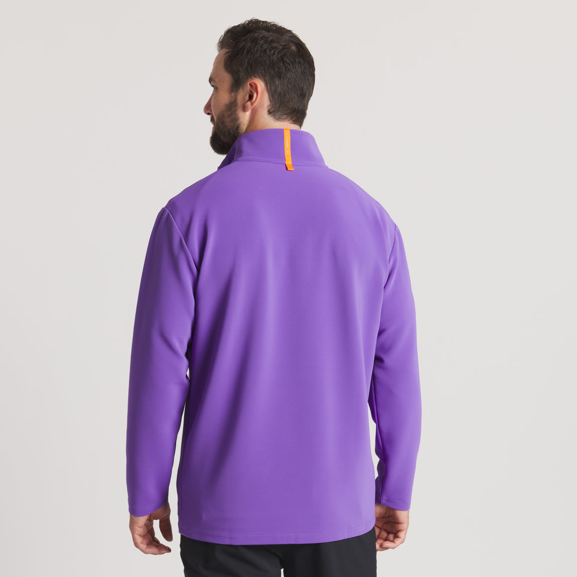 Wharf Purple With Orange | On Model Back