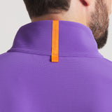 Wharf Purple With Orange | On Model Collar Details 2